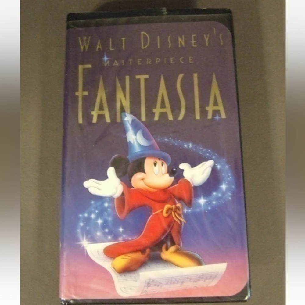 Disney Fantasia VHS Tape 1991 Vintage Masterpiece